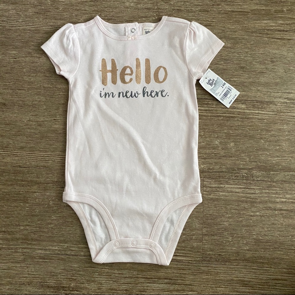 Baby B’gosh Printed Pink Bodysuit